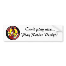normal_shedevilslogo,  Can't play nice... Play ... bumper stickers
