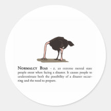 Normalcy Bias Stickers