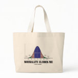 Normality Eludes Me (Bell Curve Humor) Bags