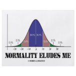 Normality Eludes Me (Bell Curve Humor) Flyer