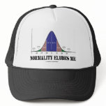 Normality Eludes Me (Bell Curve Humor) Hats