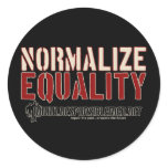 NormalizeEquality, . Round Sticker