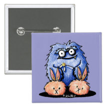 Norman Monster Pin