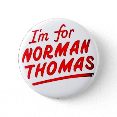 Norman Thomas - Button