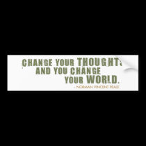 Norman Vincent Peale Quote bumper stickers