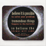 Norman Vincent Peale Quote Mouse Pads