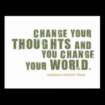 Norman Vincent Peale Quote postcards