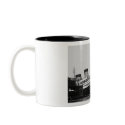 Normandie Enters NY Harbor mugs by spfino Normandie Enters NY Harbor mugs