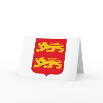 Normandy Coat of Arms Greeting Card