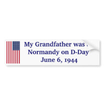 Normandy on D-Day bumper stickers