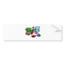 Norooz Cartoon bumper stickers
