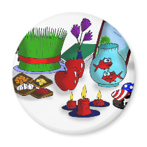 Norooz Cartoon magnets