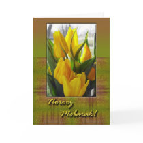 Norooz Mobarak, Spring Tulips Card