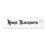 Norse Blacksmith Bumper Sticker