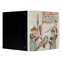 Norse god Tyr losing his hand to the bound wolf 3 Ring Binders