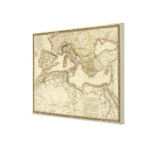 North Africa, Mediterranean Sea Canvas Print
