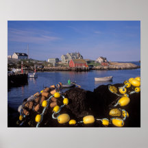 North America, Canada, Nova Scotia, Peggy's Print