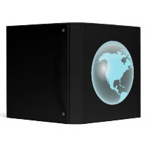 North America Glass Globe Vinyl Binder
