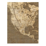 North America Map by Arrowsmith Postcards