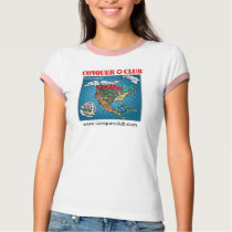 North America Map t-shirts by conquerclub North America Map t-shirts