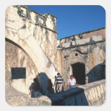 North America, Mexico, Veracruz. San Juan Ulua Sticker