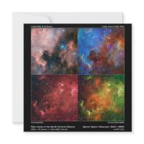 North America Nebula in Visible and Infrared Light Personalized Invite