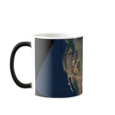 North America Panorama Coffee Mugs by moxieann