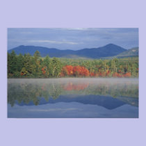 North America, US, NH, Fall reflections in posters