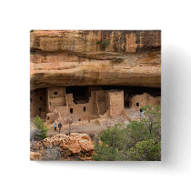 North America, USA, Colorado. Cliff dwellings Pin