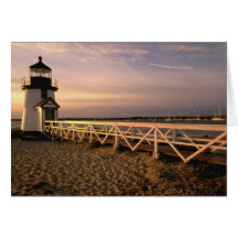 North America, USA, Massachusetts, Nantucket 3 Greeting Cards