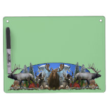 North American big game Dry-Erase Whiteboard