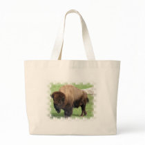 North American Bison Jumbo Tote Bag