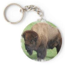 North American Bison Keychain