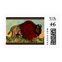 North American Bison postage