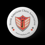 North American Chess Association Pinback Button