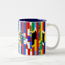 North American Flags Mug mugs
