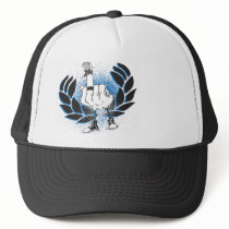 North American Flipping Bird Crest hats by gcbCollective North American Flipping Bird Crest hats