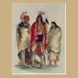 North American Indians, c.1832 Post Card