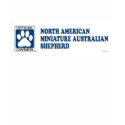 North American Miniature Australian Shepherd Blue t-shirts