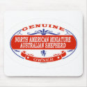 North American Miniature Australian Shepherd  mousepads