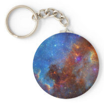 North American Nebulae of ancient stars Key Chain