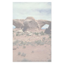 North and South windows, Arches National Park, Uta Personalized Stationery