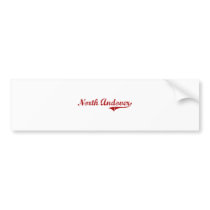 North Andover Massachusetts Classic Design Bumper Stickers