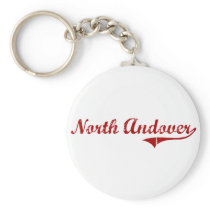 North Andover Massachusetts Classic Design Key Chain