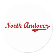 North Andover Massachusetts Classic Design Stickers