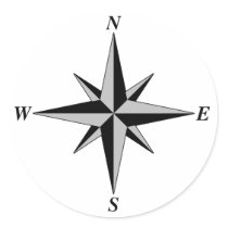 North Arrow Sticker