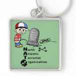 North Atlantic Terrorist Organization Keychain