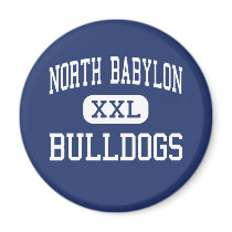 North Babylon - Bulldogs - High - North Babylon Refrigerator Magnet