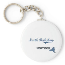 North Babylon New York City Classic Key Chain