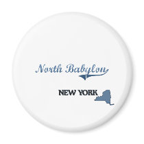 North Babylon New York City Classic Refrigerator Magnet